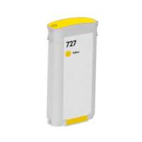 Remanufactured HP B3P21A (HP 727) inkjet cartridge - yellow