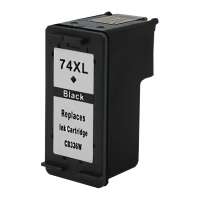 Remanufactured HP 74XL, CB336WN ink cartridge, high yield, black