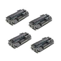 Compatible HP CF280X (80X) toner cartridges - 4-pack