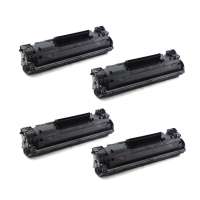 Compatible HP CF283A (83A) toner cartridges - 4-pack