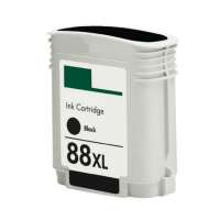 Remanufactured HP 88XL, C9396AN ink cartridge, high yield, black