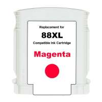 Remanufactured HP 88XL, C9392AN ink cartridge, high yield, magenta