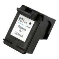 Remanufactured HP 901XL, CC654AN ink cartridge, high yield, black