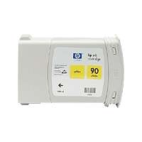 HP 90XL, OEM ink cartridge, yellow