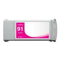 Remanufactured HP 91, C9468A ink cartridge, magenta