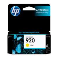 HP 920, CH636AN OEM ink cartridge, yellow