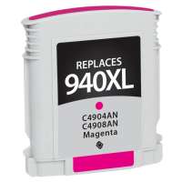 Remanufactured HP 940XL, C4908AN ink cartridge, high yield, magenta