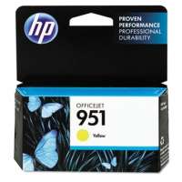 HP 951, CN052AN OEM ink cartridge, yellow