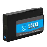 Remanufactured HP 952XL, L0S61AN ink cartridge, high yield cyan