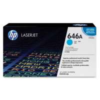 HP 646A, CF031A original toner cartridge, 12500 pages, cyan