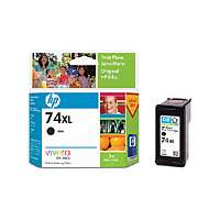 HP 74XL, CB336WN OEM ink cartridge, high yield, black