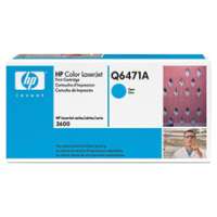 HP 502A, Q6471A original toner cartridge, 4000 pages, cyan