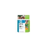 HP 27, 28, C9323FN OEM ink cartridges, 2 pack