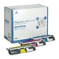 Genuine OEM Original Konica Minolta 1710587-005 / 1710587-006 / 1710587-007 toner cartridges - 3-pack