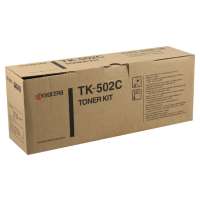 Kyocera Mita TK-502C original toner cartridge, 8000 pages, cyan