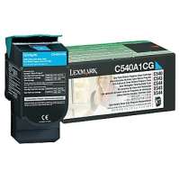 Lexmark C540A1CG original toner cartridge, 1000 pages, cyan