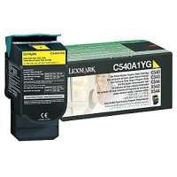 Lexmark C540A1YG original toner cartridge, 1000 pages, yellow