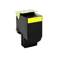 Remanufactured Lexmark C540H1YG toner cartridge, 2000 pages, yellow