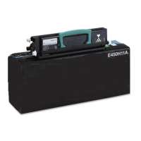 Remanufactured Lexmark E450H21A toner cartridge, 11000 pages, black