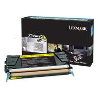 Lexmark X746A4YG original TAA toner cartridge, 7000 pages, yellow