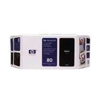 HP 80, C4871A OEM ink cartridge, black