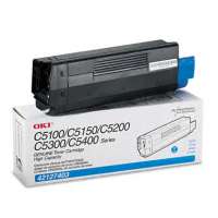 Okidata 42127403 original toner cartridge, 5000 pages, cyan