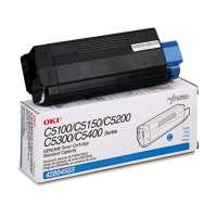 Okidata 42804503 original toner cartridge, 3000 pages, cyan