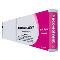 Compatible Roland ESL3-4M Eco-Sol Max ink cartridge, magenta