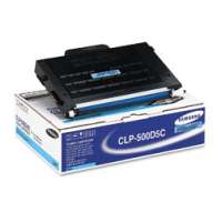 Samsung CLP-500D5C original toner cartridge, 5000 pages, cyan