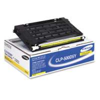 Samsung CLP-500D5Y original toner cartridge, 5000 pages, yellow