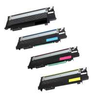 Compatible Samsung CLT-K404S, CLT-C404S, CLT-M404S, CLT-Y404S toner cartridges, 4 pack