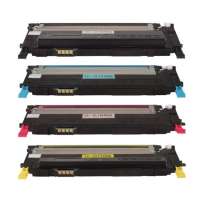 Compatible Samsung CLT-K409S, CLT-C409S, CLT-M409S, CLT-Y409S toner cartridges, 4 pack