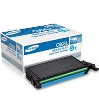 Samsung CLT-C508L original toner cartridge, 5000 pages, cyan