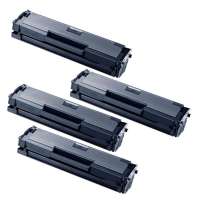 Compatible Samsung MLT-D111S toner cartridges - black - 4-pack