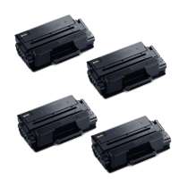 Compatible Samsung MLT-D203E toner cartridges - extra capacity black - 4-pack